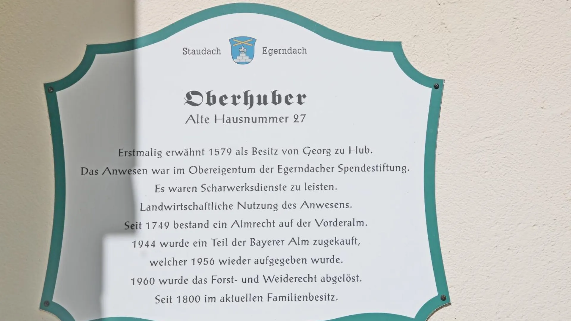 Ferienhof Oberhuber Staudach-Egerndach Farm stay